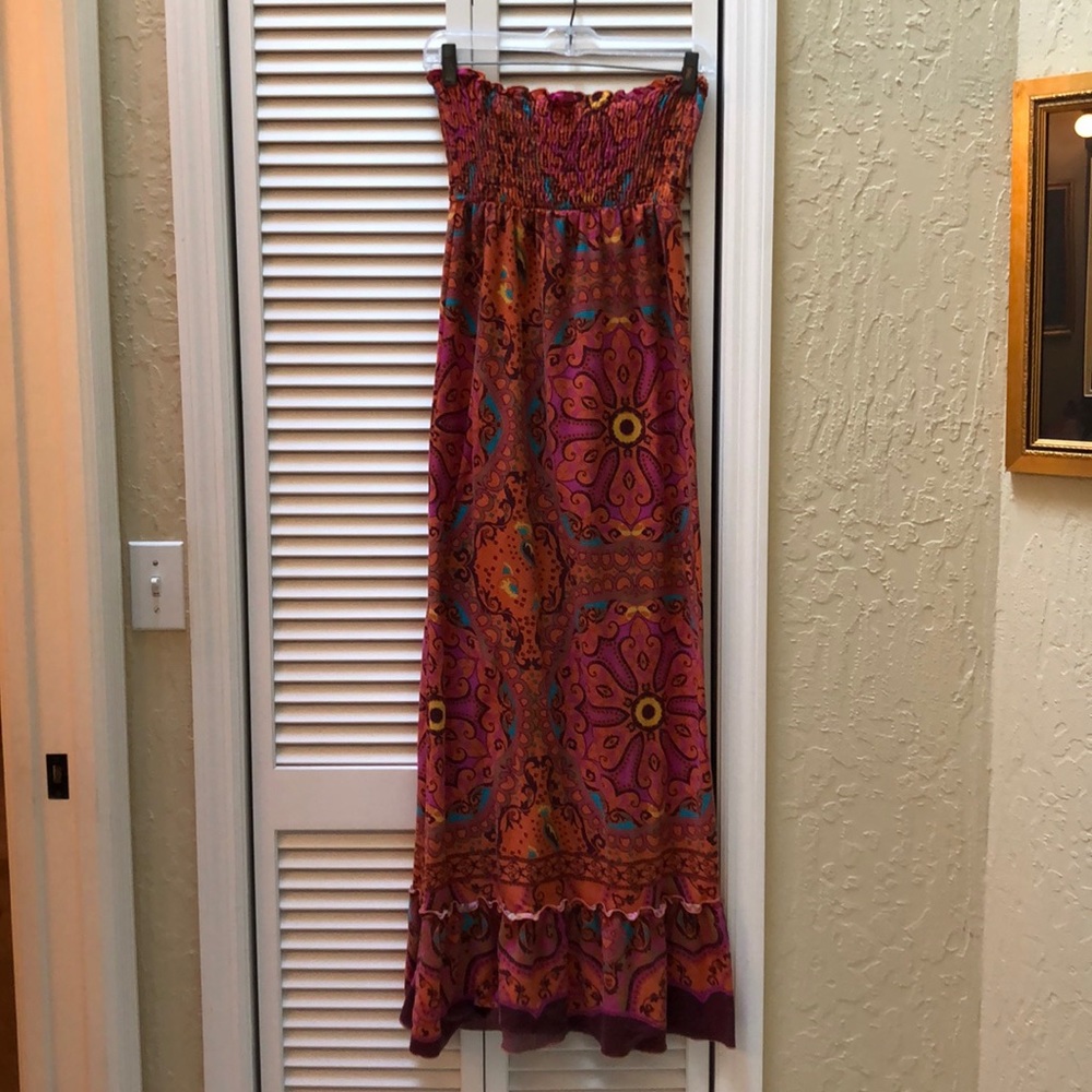 Strapless sundress